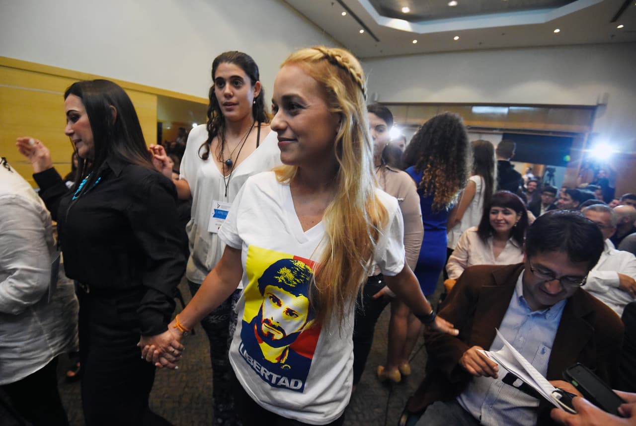 Lilian Tintori, esposa de Leopoldo López, participó de lleno en la campaña.