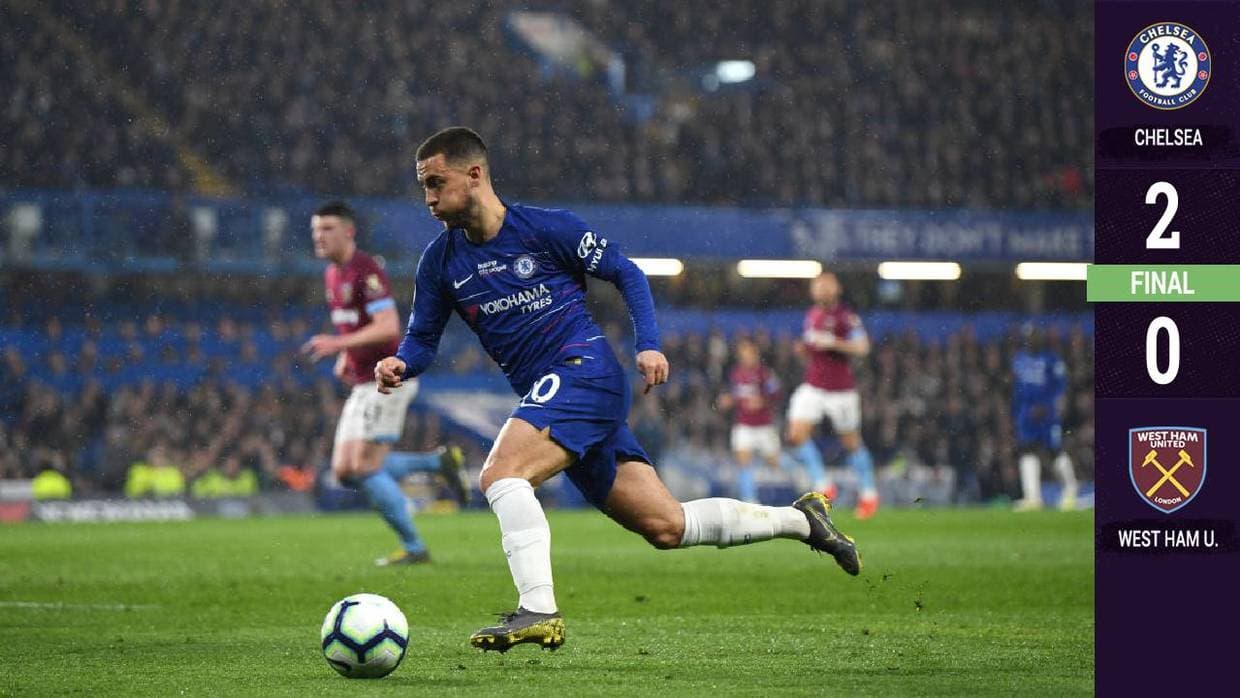 Chicharito, invisible ante un Chelsea comandado por Hazard y su guiño merengue
