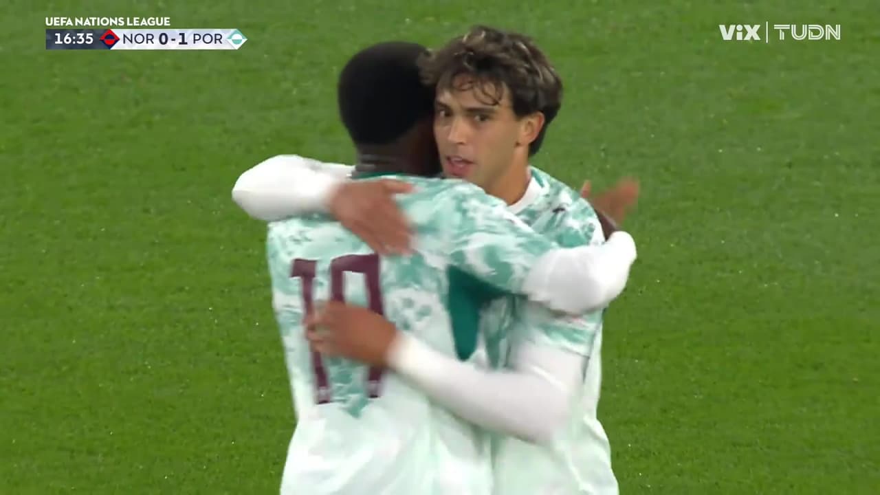 ¡Golazo de Portugal! Sin CR7 Portugal le está pegando a Noruega