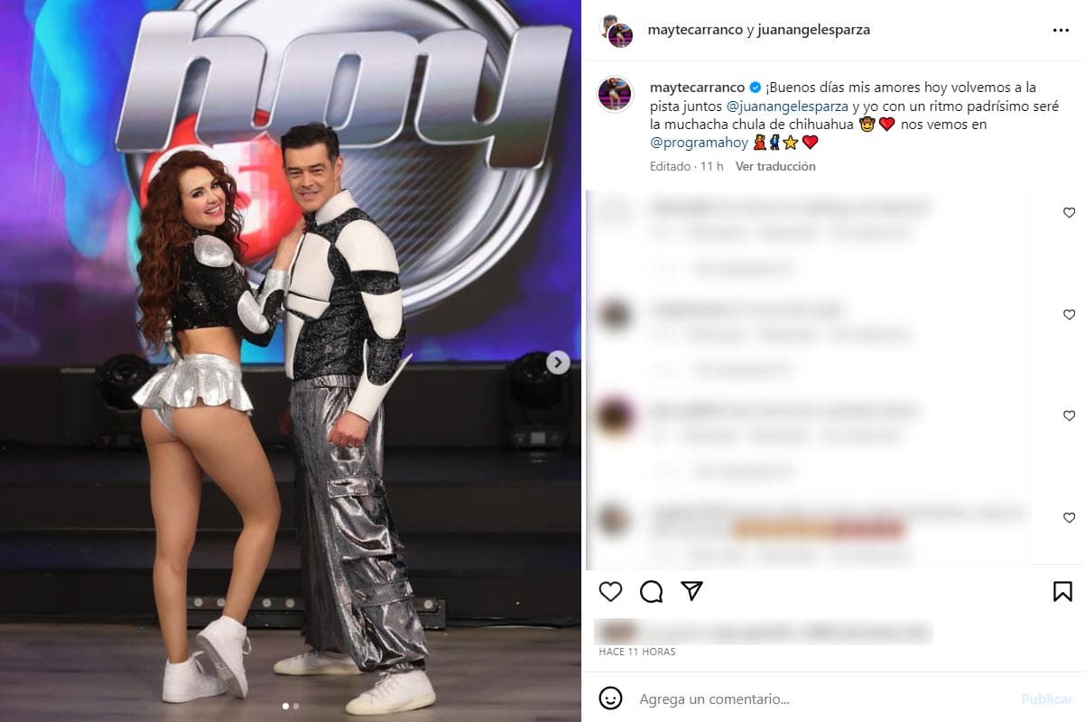 Mayte Carranco y Juan Ángel Esparza.