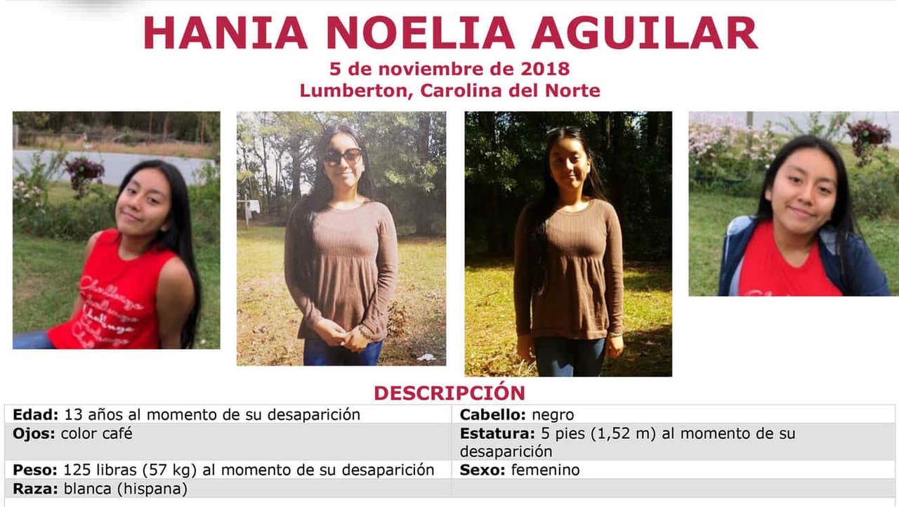Elevan a $20,000 la recompensa por información sobre la adolescente hispana secuestrada en Carolina del Norte