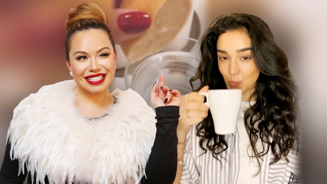 La hija de Biby Gaytán le copia a Chiquis y se toma su agüita de limón para adelgazar