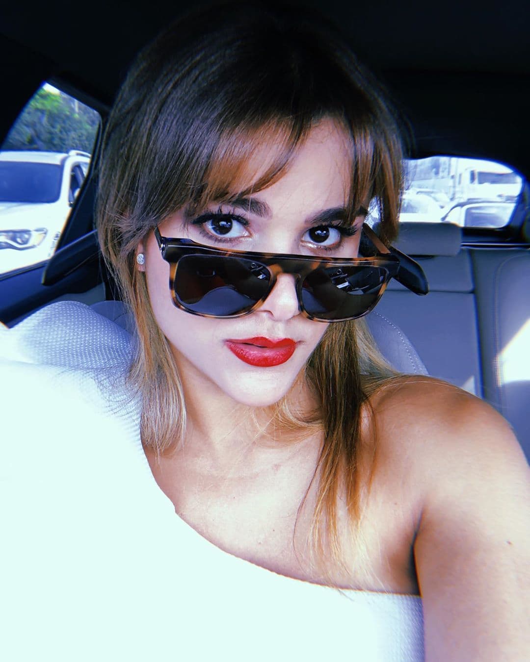 "Es un reto que me puso Maripily ahora mismo [...] ¡qué presión Dios mío!" exclamó la dominicana al escuchar el entrenamiento en voz de su instructora.