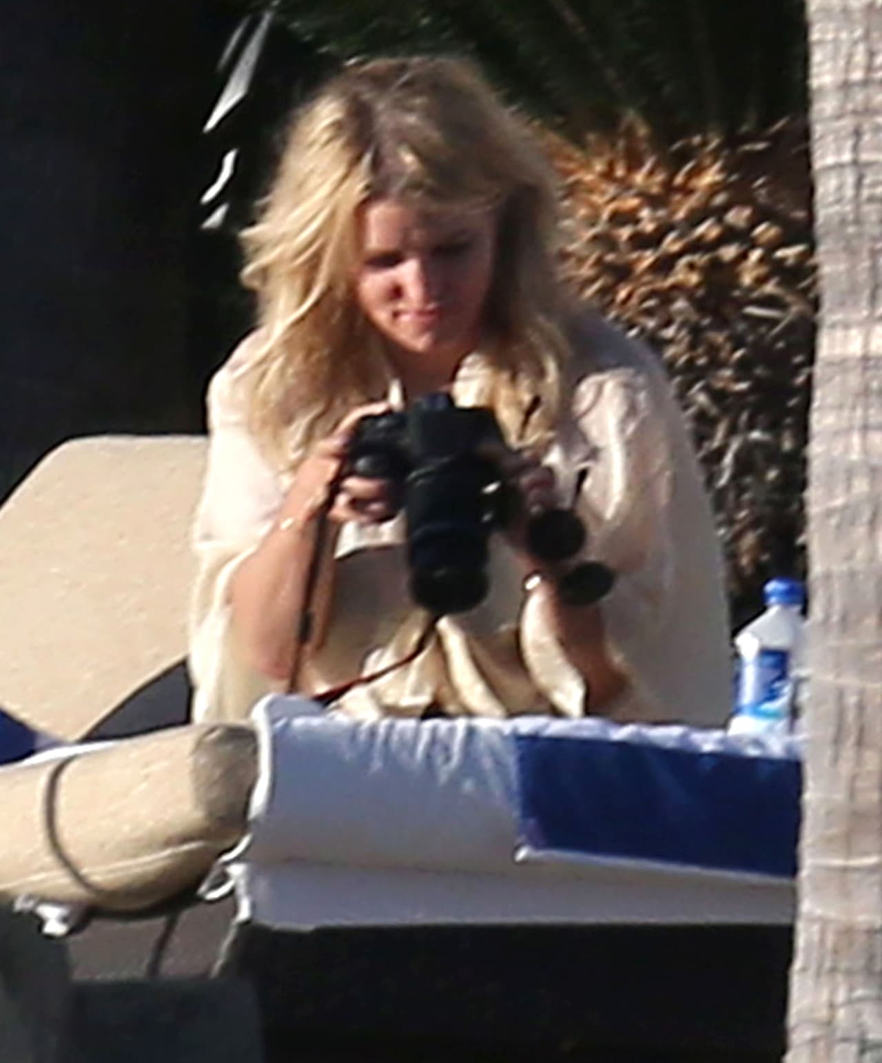 También aporvechó para tomar unas fotos, pero lo que no sabía es que a ella ya la había capturado la lente.