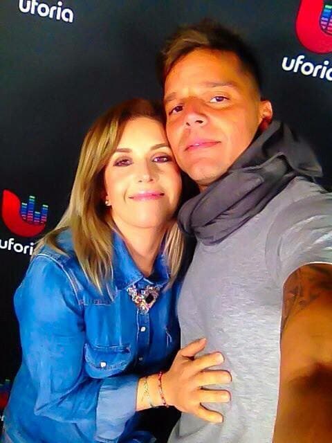 Ahora una más reciente con Ricky.