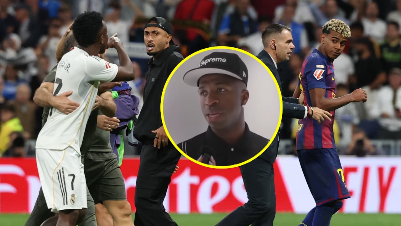 Vinícius rompe el silencio tras berrinche y pelea vs. Lamine Yamal