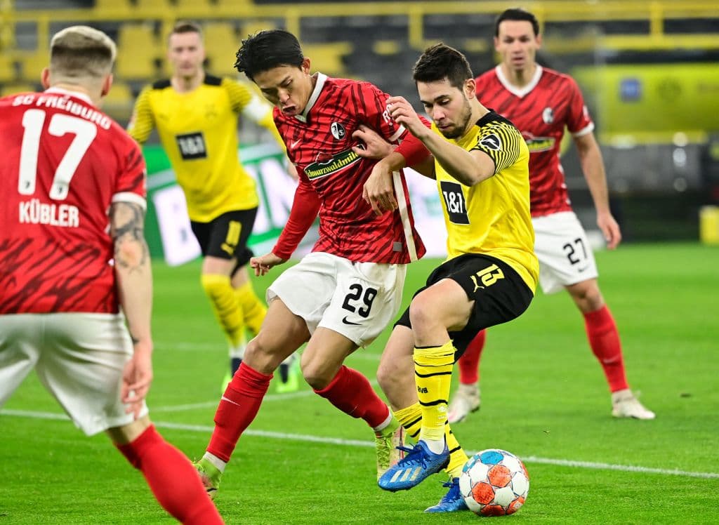 Borussia Dormund golea 5-1 al Freiburg con un doblete de Thomas Meunir, otro doblete de Erling Braut Halaand y un gol de Mahmoud Dahoud.