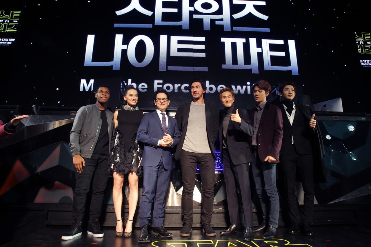 Aquí están en el evento de Corea del Sur.