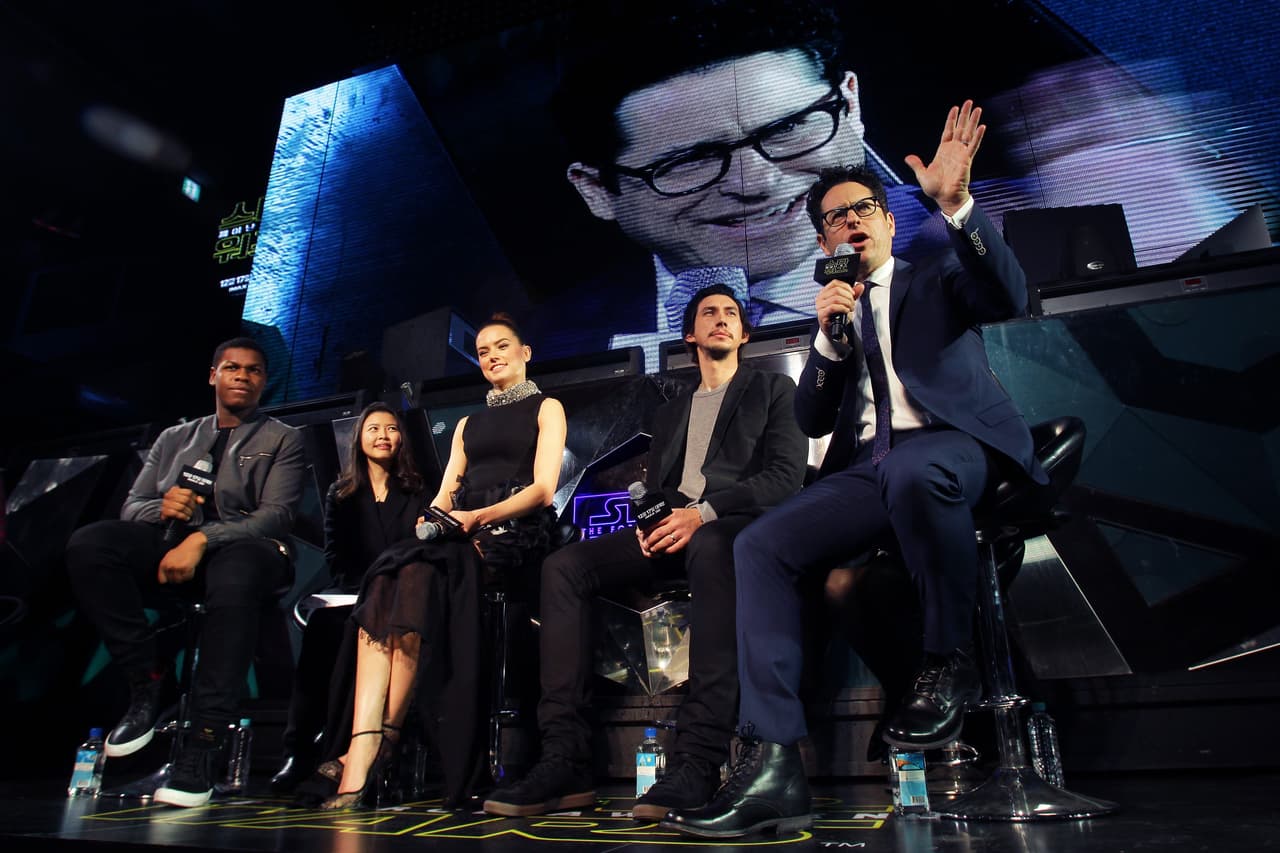 El cuarteto durante la conferencia