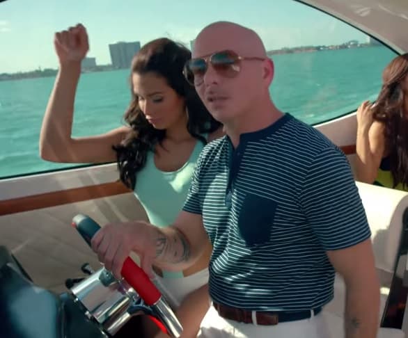 Recorrieron las cristalinas aguas de Miami.