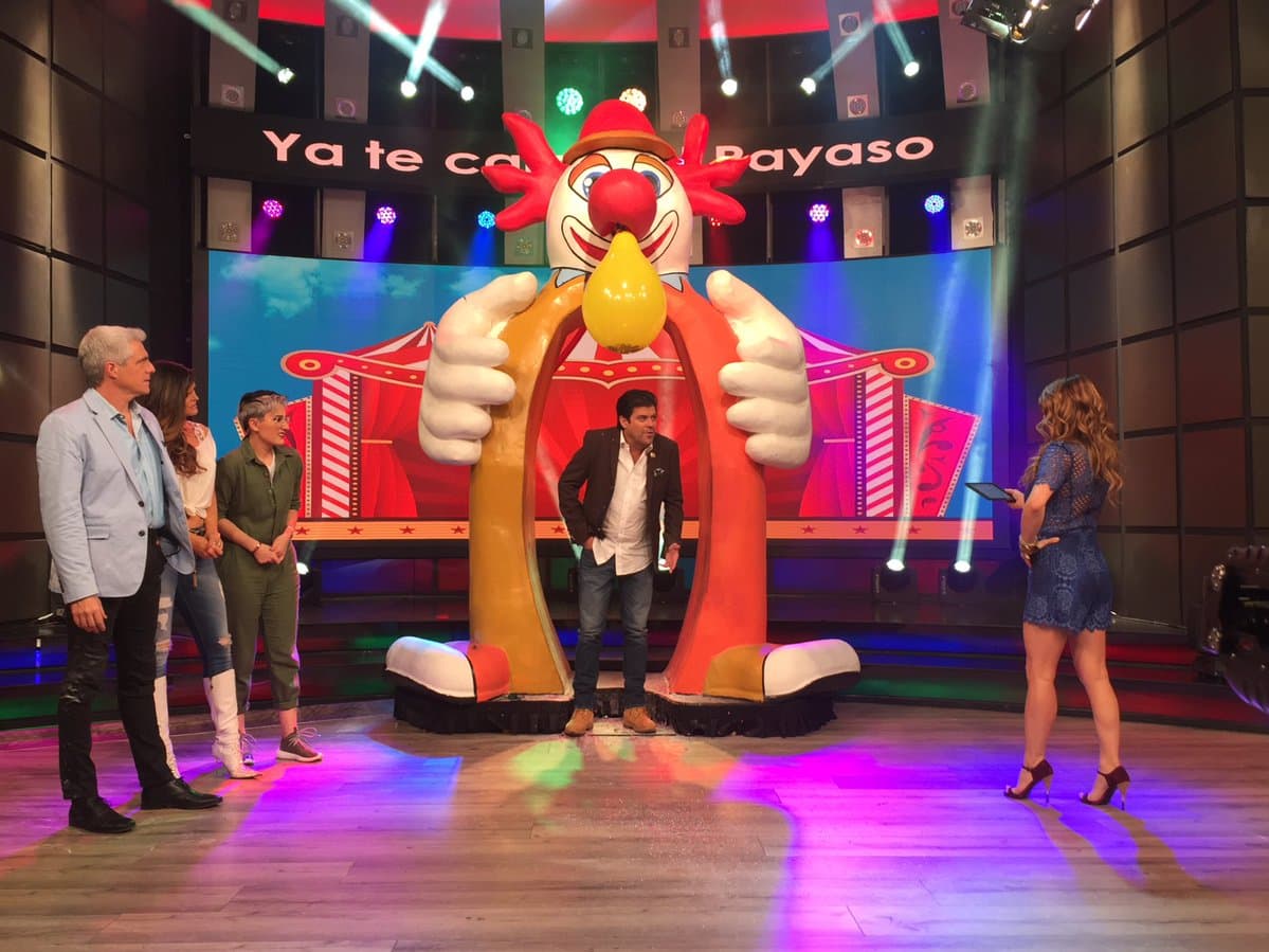 'Ya te cargó el payaso' es uno de los juegos favoritos de todos nuestros talentosos invitados. Ana Bárbara la pasó increíble.