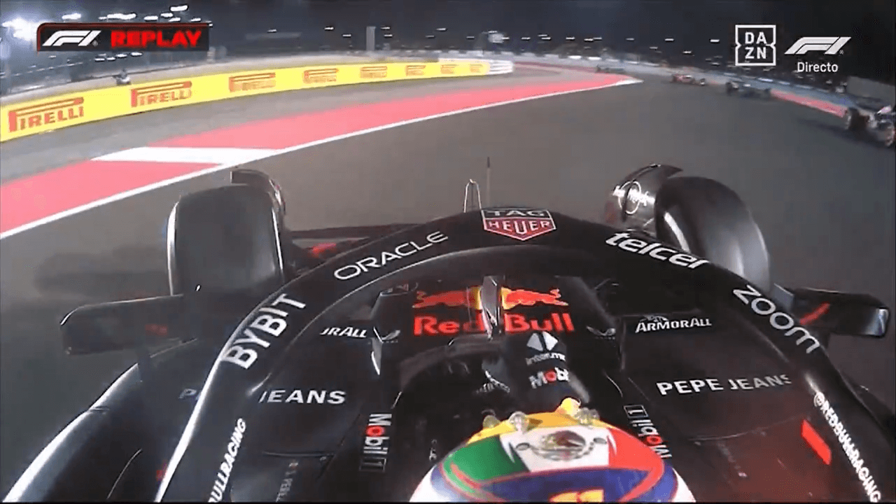 Checo Pérez abandona GP de Catar tras problemas con su auto