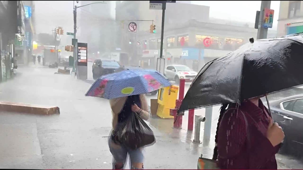 Tormentas severas afectan a Nueva York y Nueva Jersey: hay alerta de inundaciones repentinas
