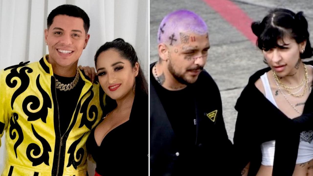 Nodal con Cazzu y otros famosos que apoyaron a sus parejas a la distancia en Premios Juventud