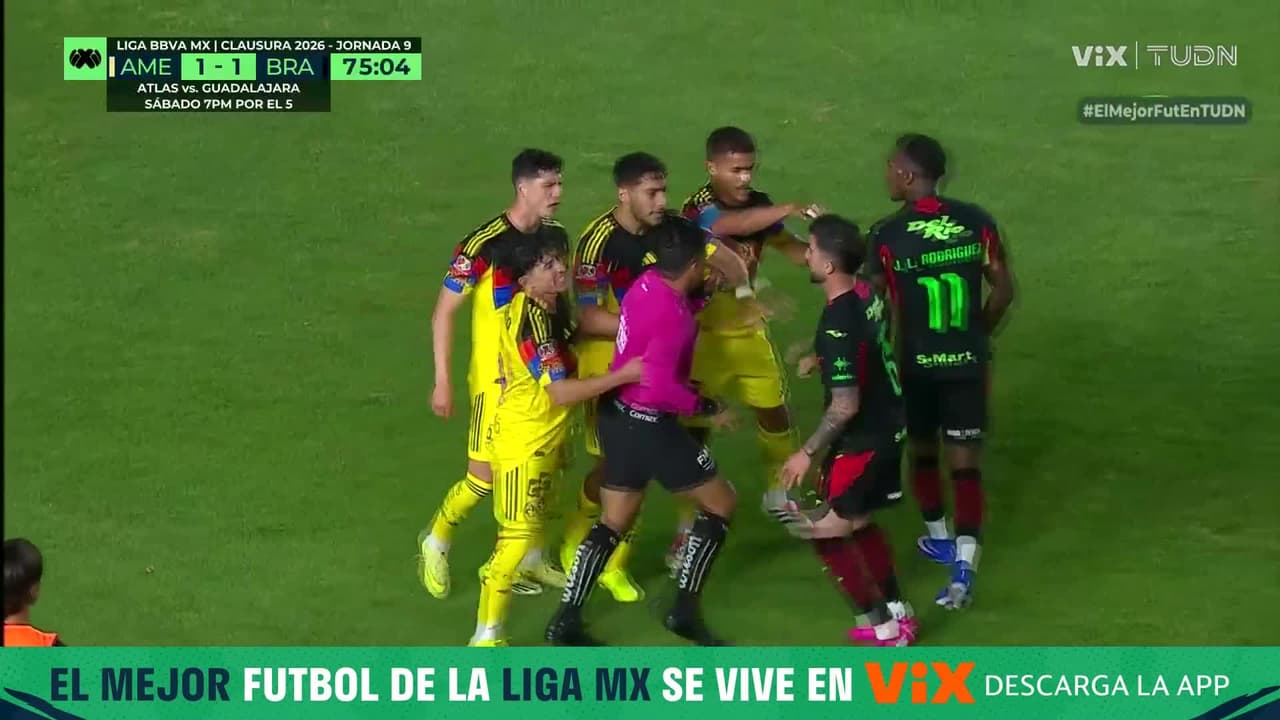¡Montoya y Rodríguez se van a las manos! ¡Estalla la bronca en el América vs. Juárez!
