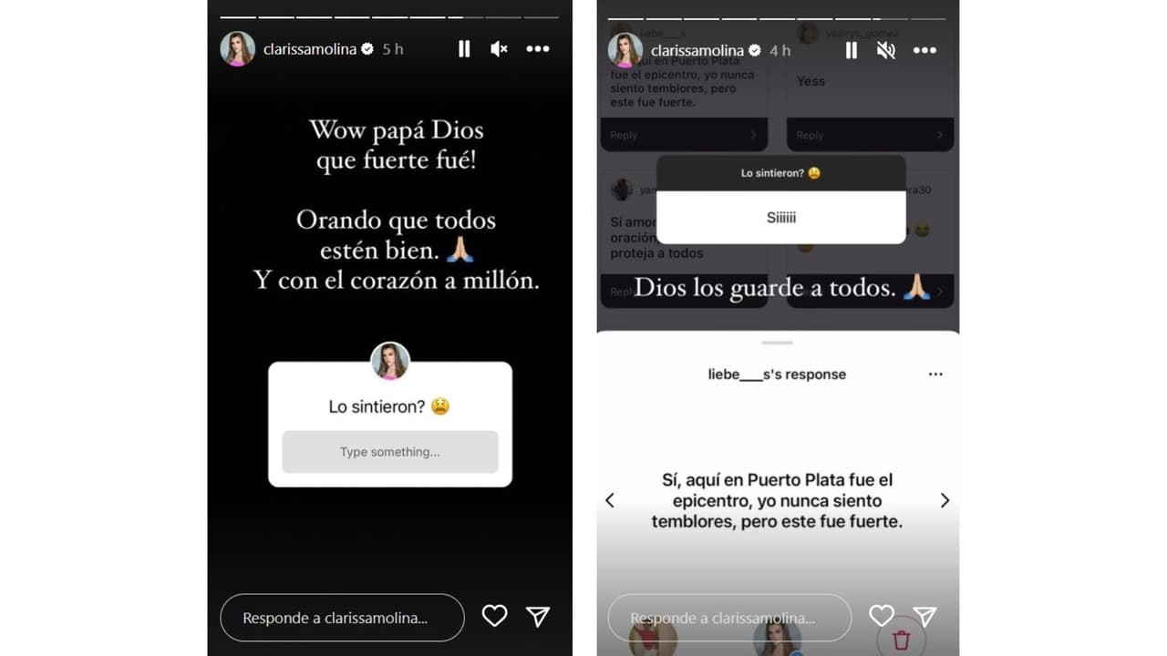Clarissa Molina levantó oraciones por todos tras el temblor.