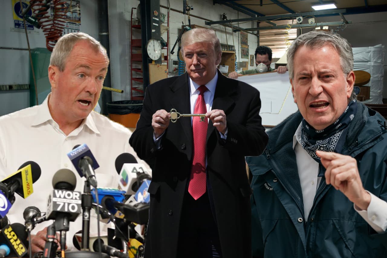 Tras una fuerte disputa de poder sobre la crisis del coronavirus Trump cambia de opinión