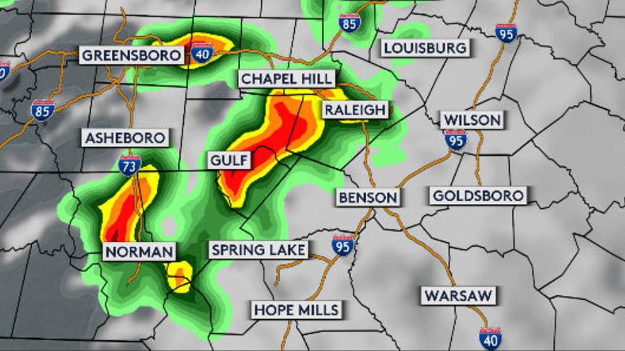 Esto dejarían las tormentas severas de esta semana en Carolina del Norte
