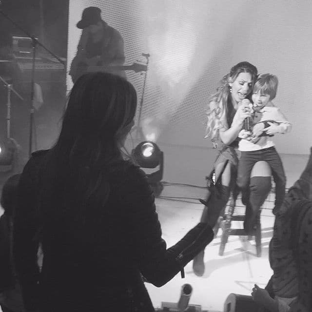 Gali organizó tremenda fiesta, hubo música en vivo y Mateo le dedicó uan canción.