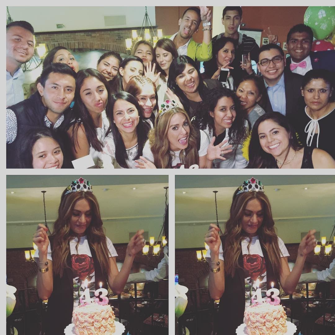 Galilea Montijo cumplió 43 años y festejó por todo lo alto. Los primeros en felicitarla fueron sus fans quienes la sorprendieron con un hermoso pastel.
