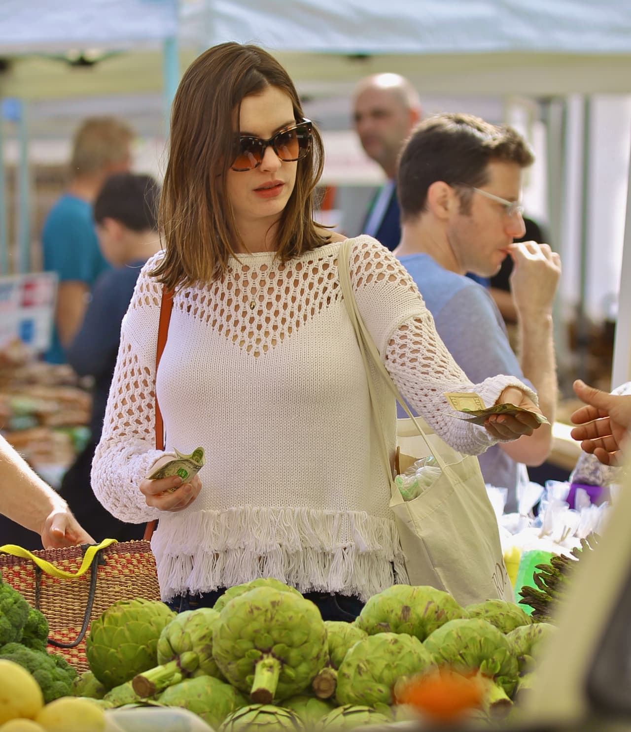 Hace algunos días así la vimos en un mercadito de granjeros.