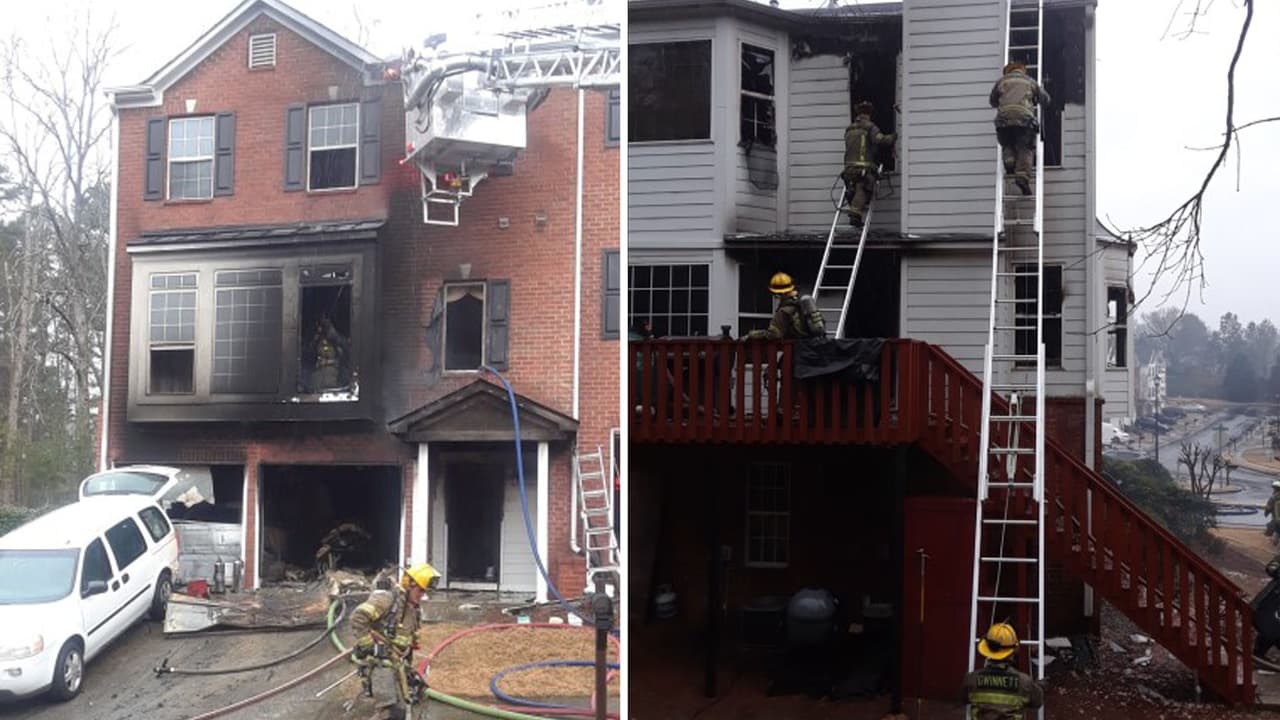 Tres personas, entre ellas un niño, quedaron desplazadas por el fuego.