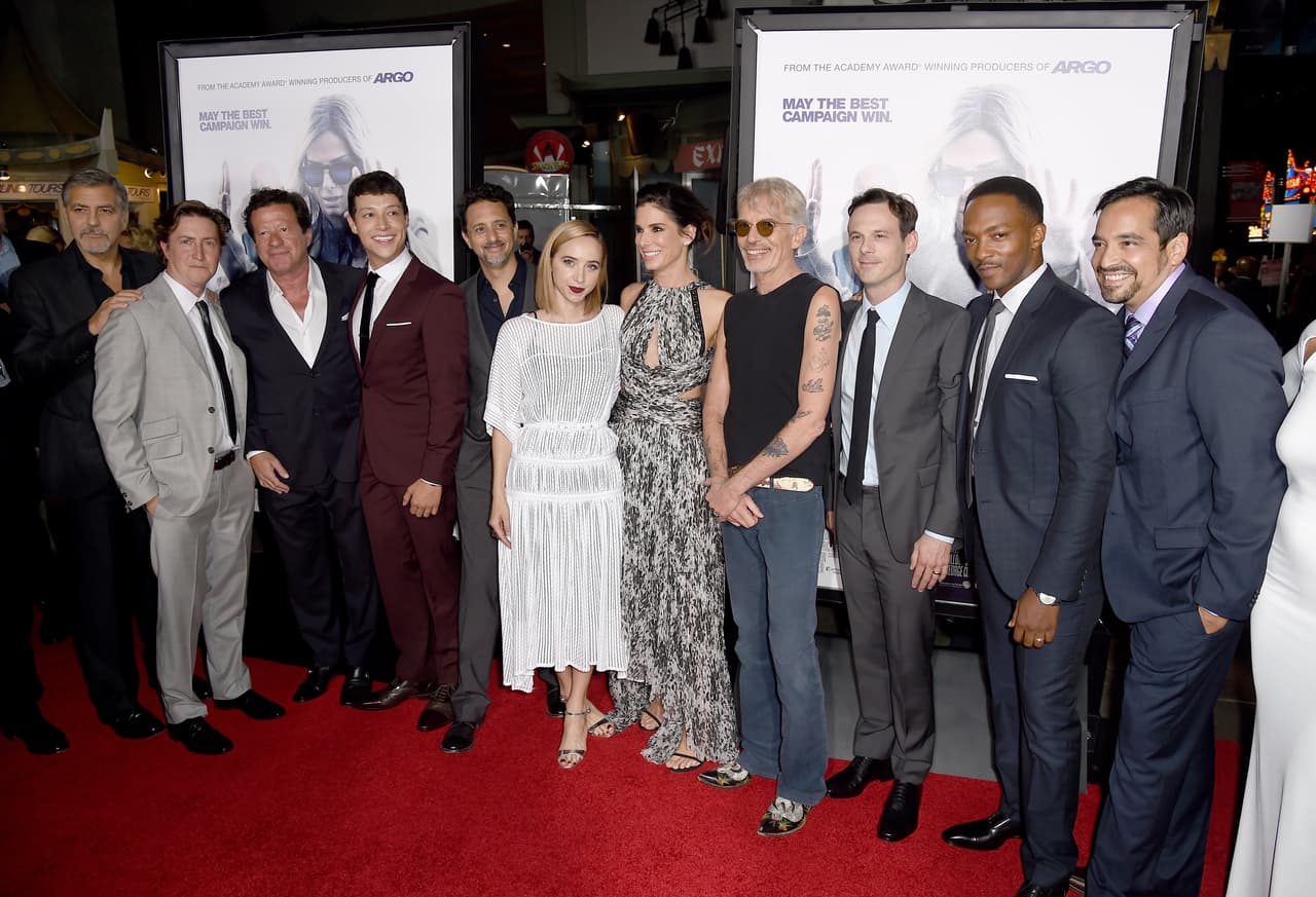 Todo el reparto, encabezado por Bullock y Billy Bob Thornton.