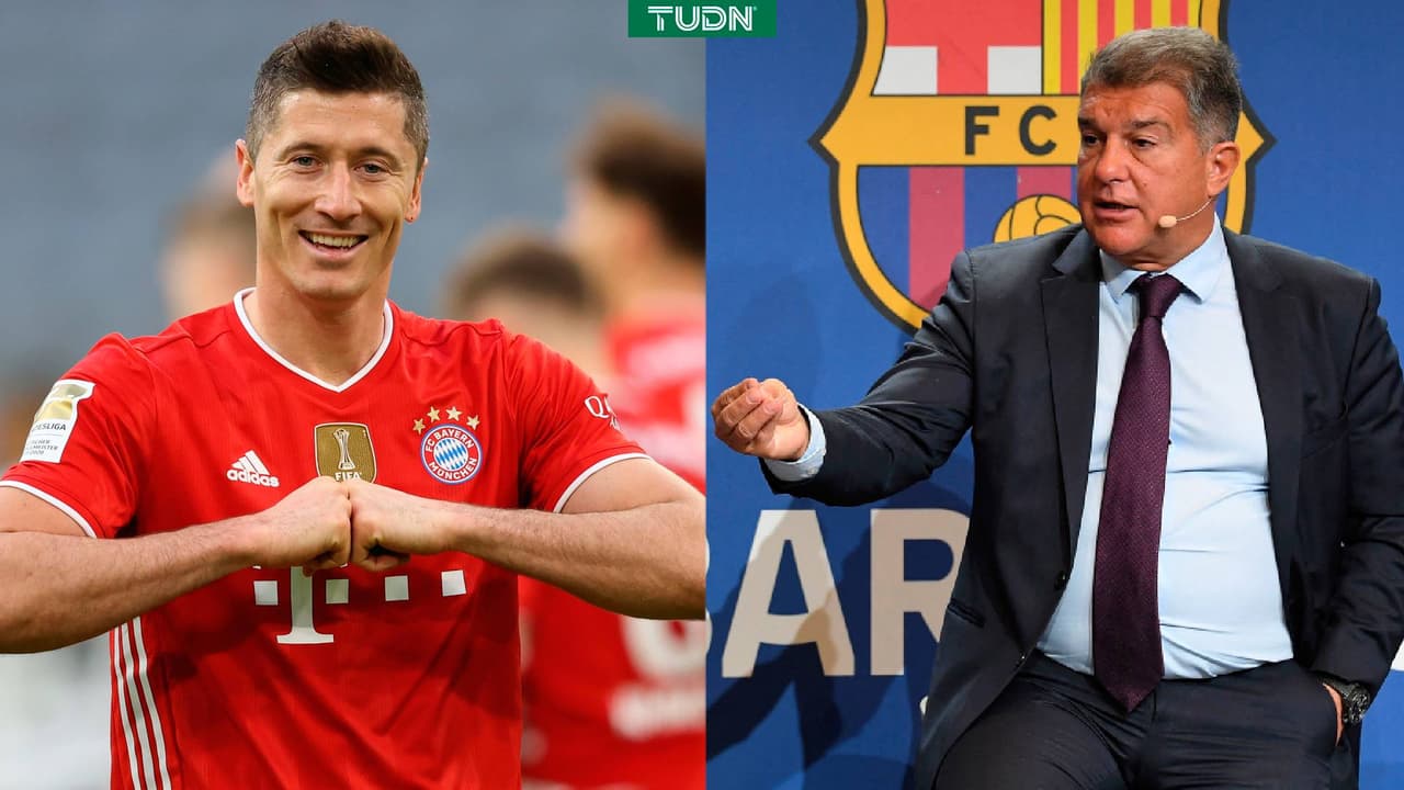 Laporta habla sobre Lewandowski: "Tiene posibilidades, sí tiene"