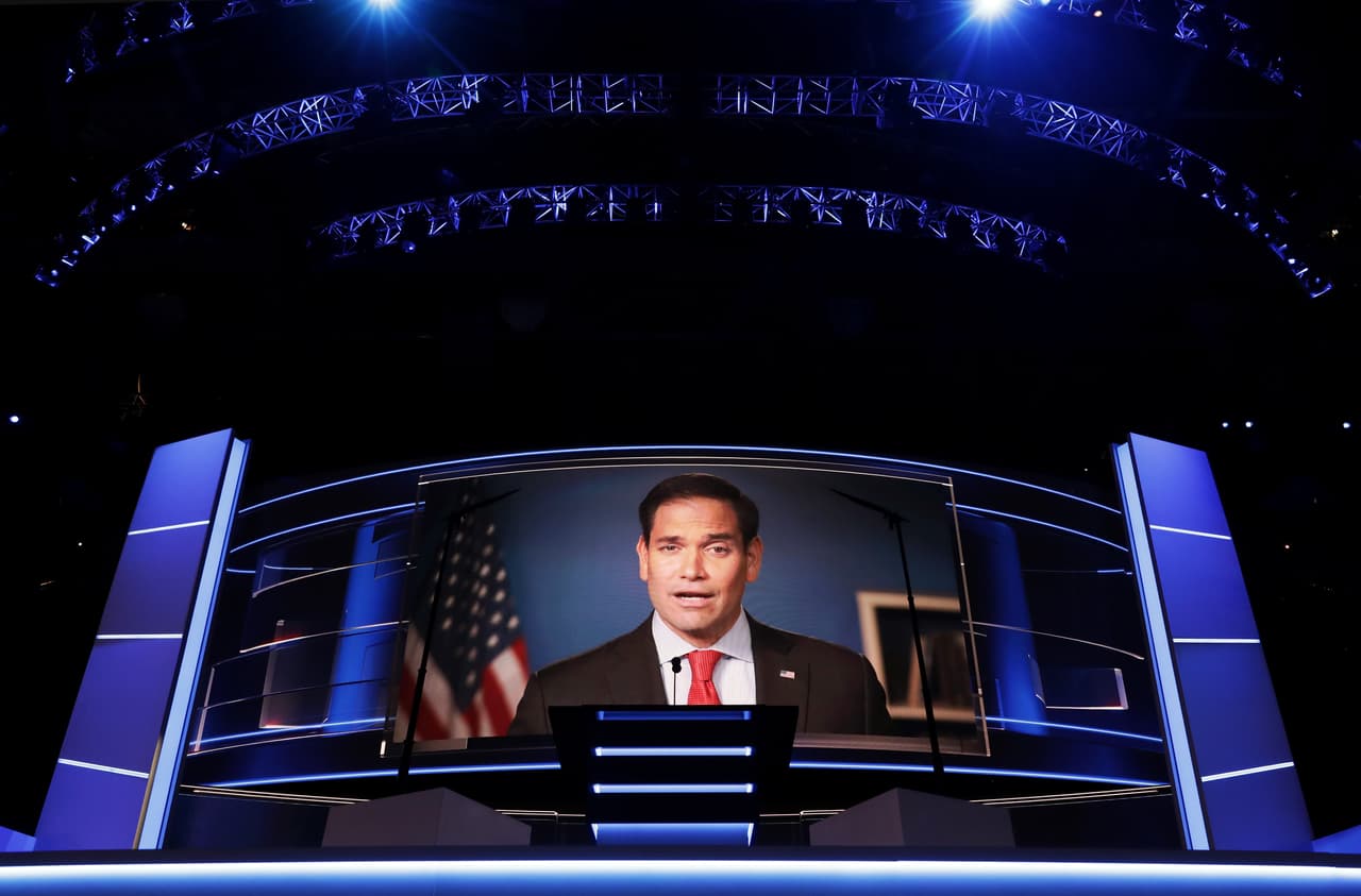 El mensaje de Marco Rubio en video transmitido en el tercer día de la Convención Nacional Republicana.
