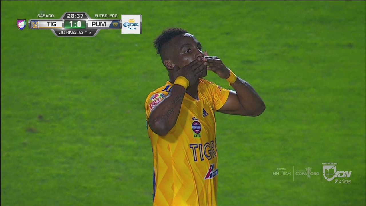 Quiñones aprovechó un balón suelto en el área para el 1-0