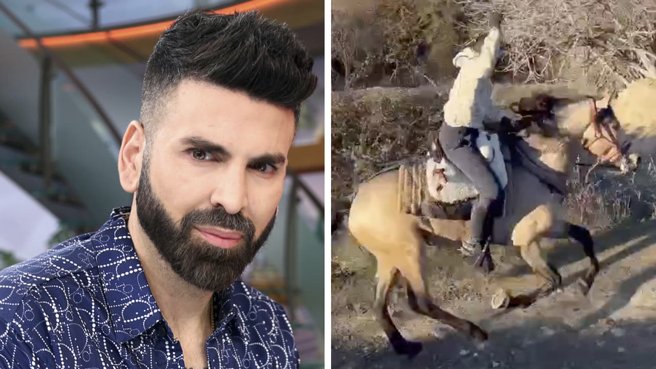 ¿Se cayó del caballo? Jomari Goyso se deja ver desde el hospital con una pierna lesionada