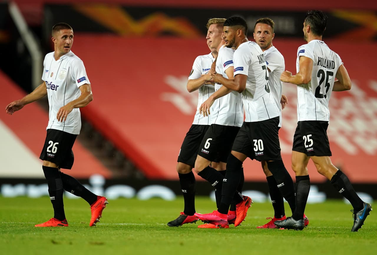 El tanto de LASK revivía los sueños de superar al Manchester United.