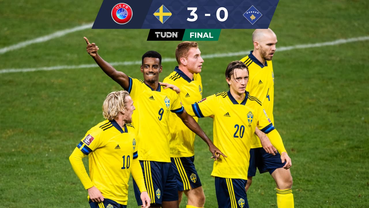 Con golazo de Isak, Suecia golea a Kosovo y acecha liderato de España