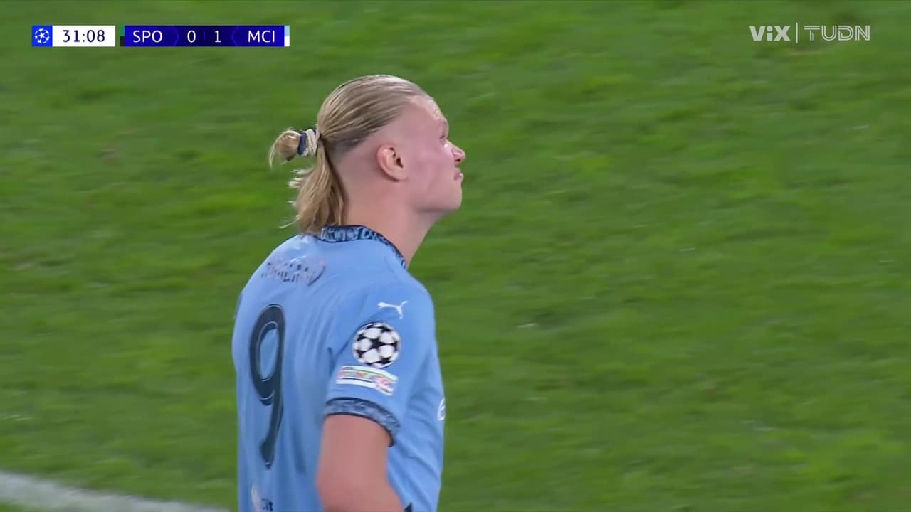 ¡iba a ser un golazo! Tremenda volea de Haaland que ataja Franco Israel