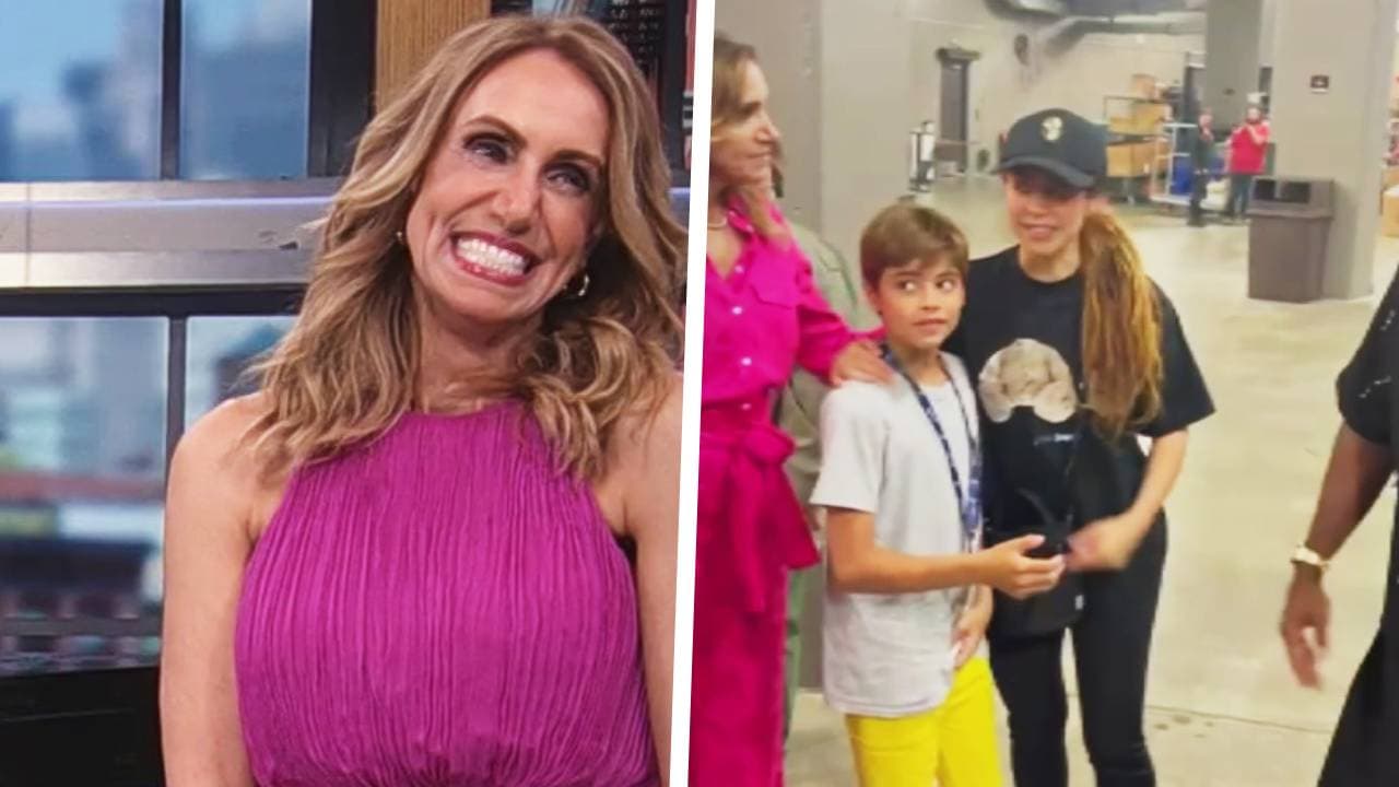 Lili Estefan se reencuentra con Shakira y dice que "se le nota el pesar que lleva arriba"