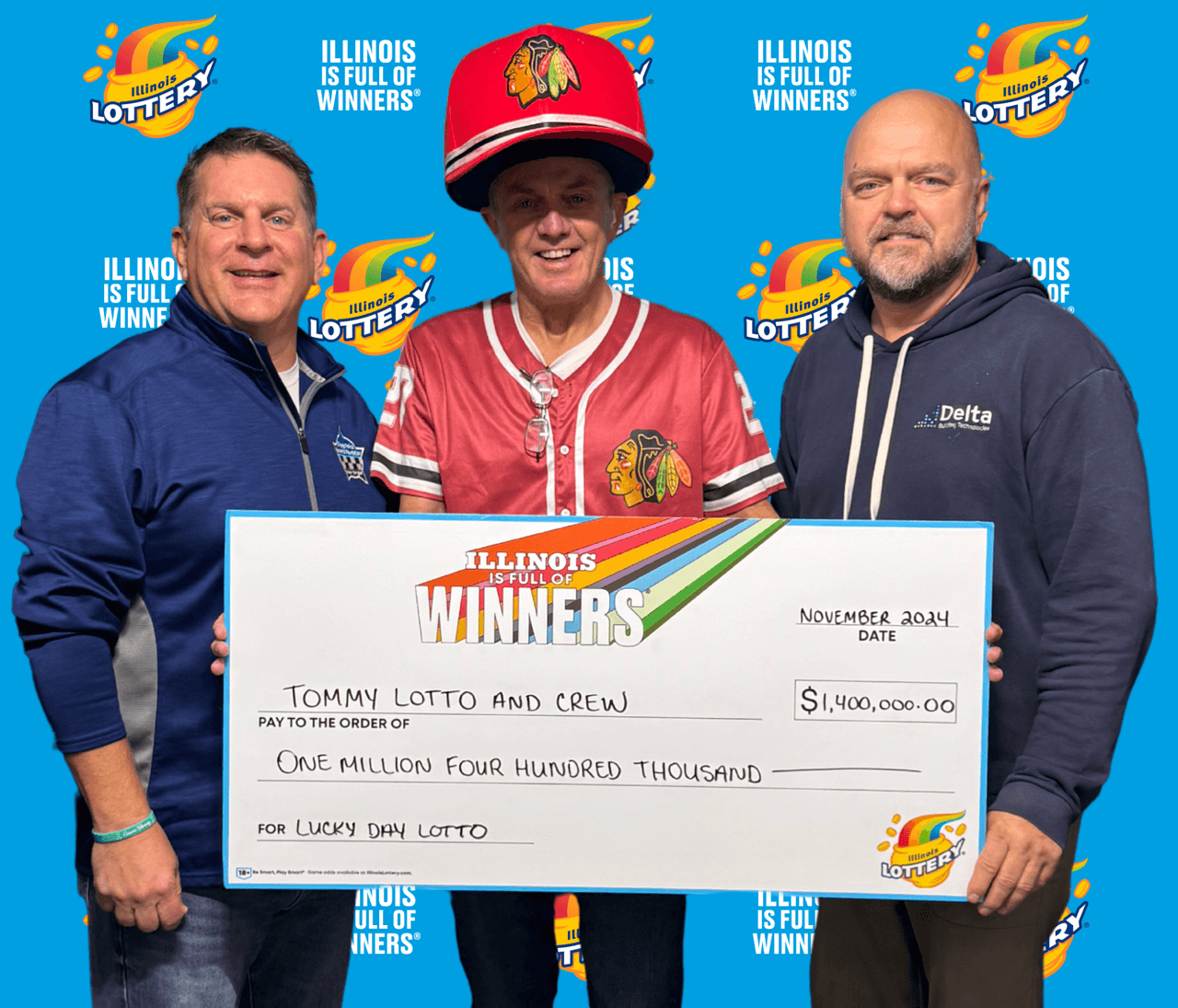 Tres amigos ganan $1.4 millones tras jugar por años la lotería cada vez que su premio era grande