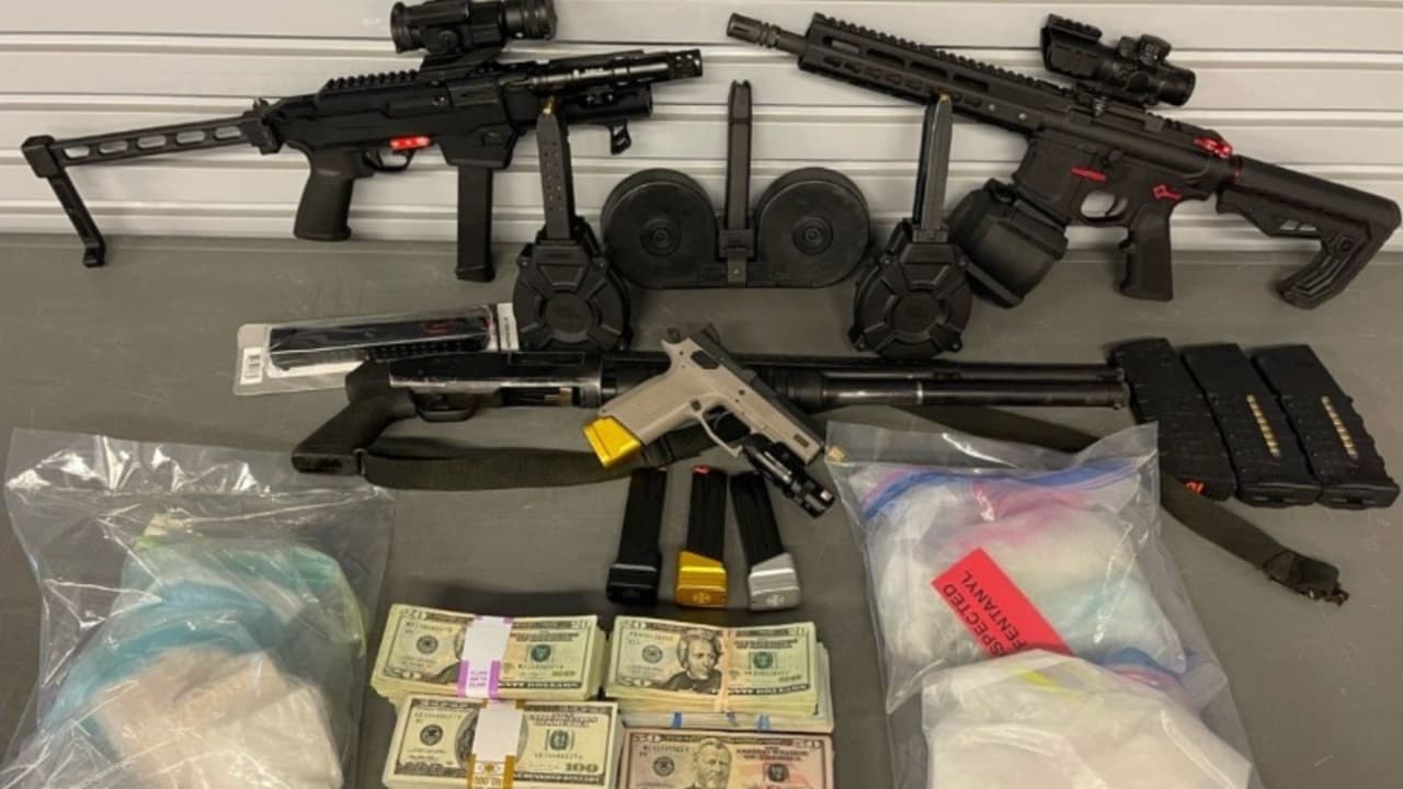 Drogas, armas y autos: el resultado de la mayor incautación de fentanilo en Tarrant