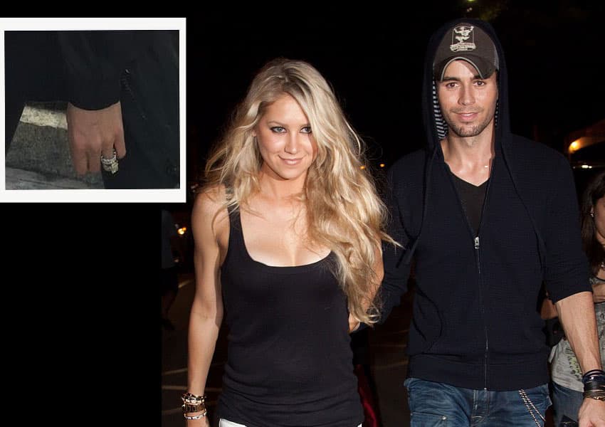 En algún momento se ventiló que la pareja se casaría antes de tener hijos ya que Anna Kournikova lucía tremendo anillo en su mano izquierda.