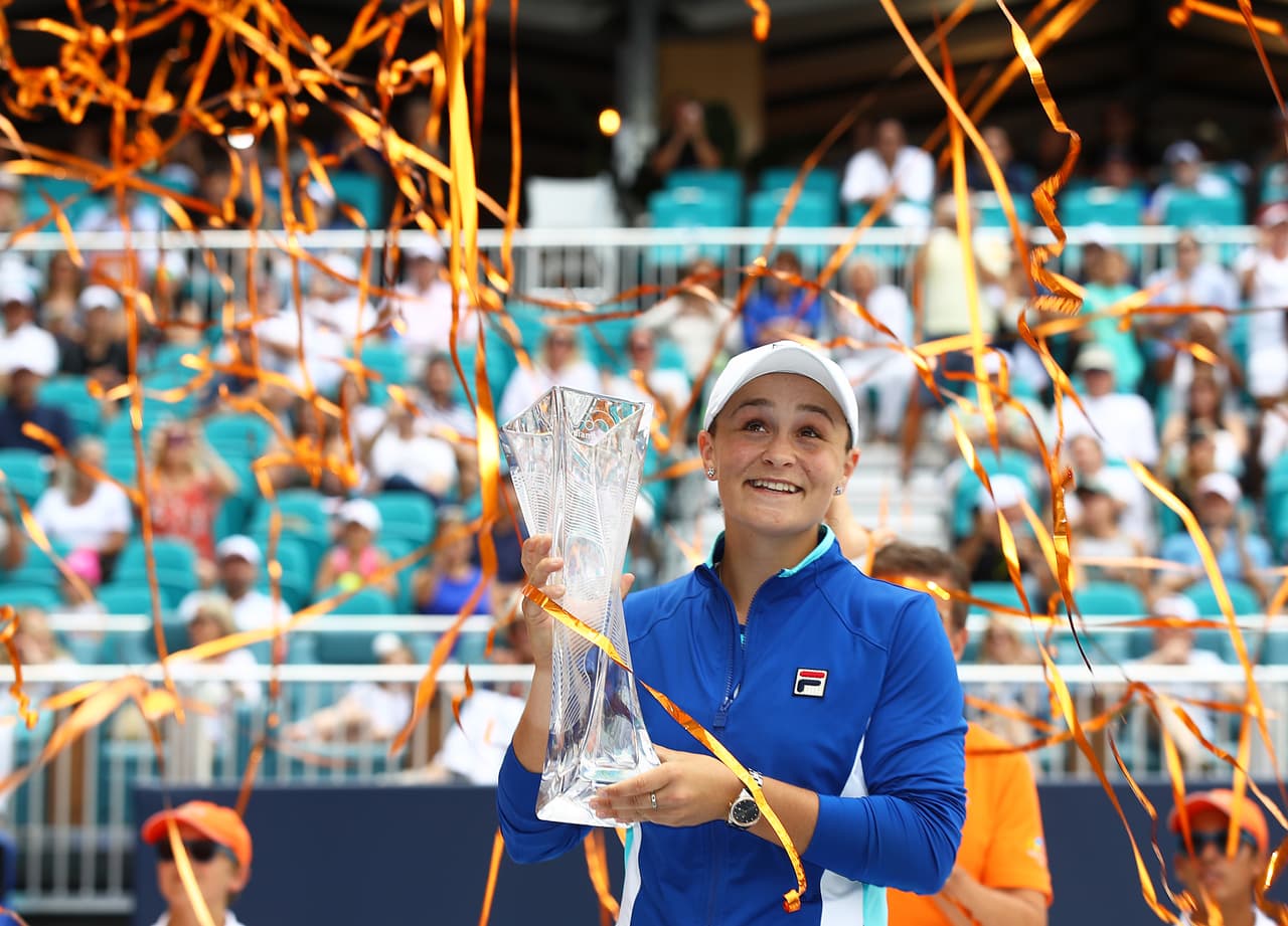 Barty irrumpió en el tenis y se proclamó campeona del Miami Open