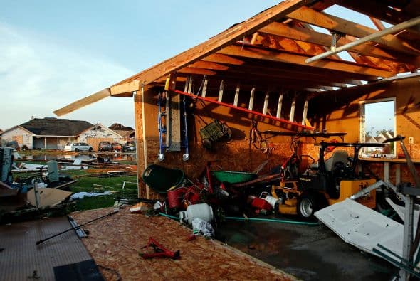 El tornado de Coal City llegó con vientos de 160 millas por hora.