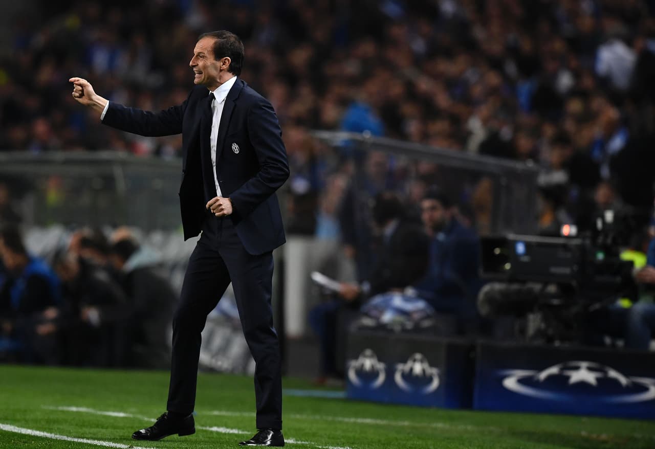 Massimiliano Allegri, director técnico de Juventus, entendió que debía mantener ciertas reservas en su visita al 'Dragao', donde Porto se hace fuerte.
