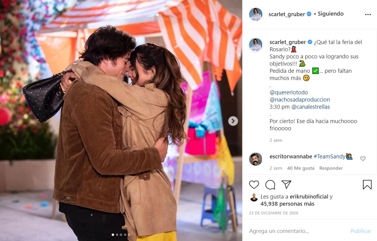 "Si ven alguna química o algo es porque 
<b>estamos haciendo muy bien nuestro trabajo</b>", señaló la venezolana, quien cumplirá 32 años el próximo 11 de febrero.
<br>