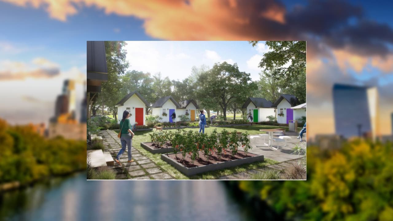 Sanctuary Village: el primer proyecto de casas pequeñas para personas sin hogar en la costa este