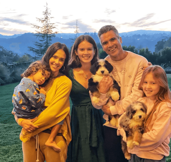 La pareja formó una familia junto a sus tres hijos: Hayes, Haven y Honor.
