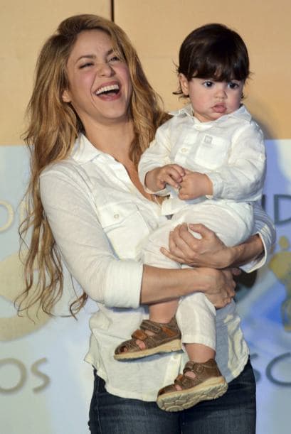 La colombiana rápidamante se adaptó a su nuevo rol y junto a Milan brilló más que nunca.