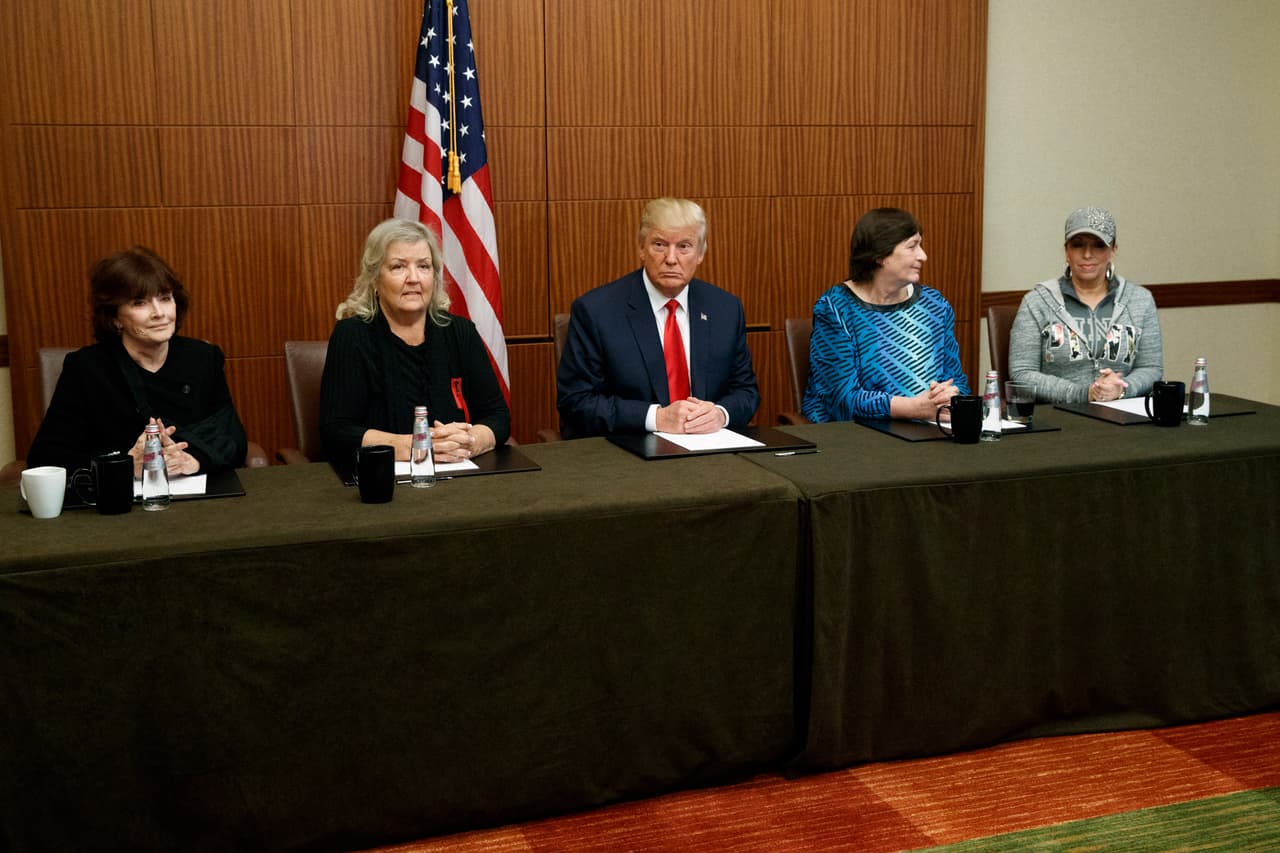 Estas son las mujeres que Trump ha reunido para acusar a Bill Clinton de violación y acoso