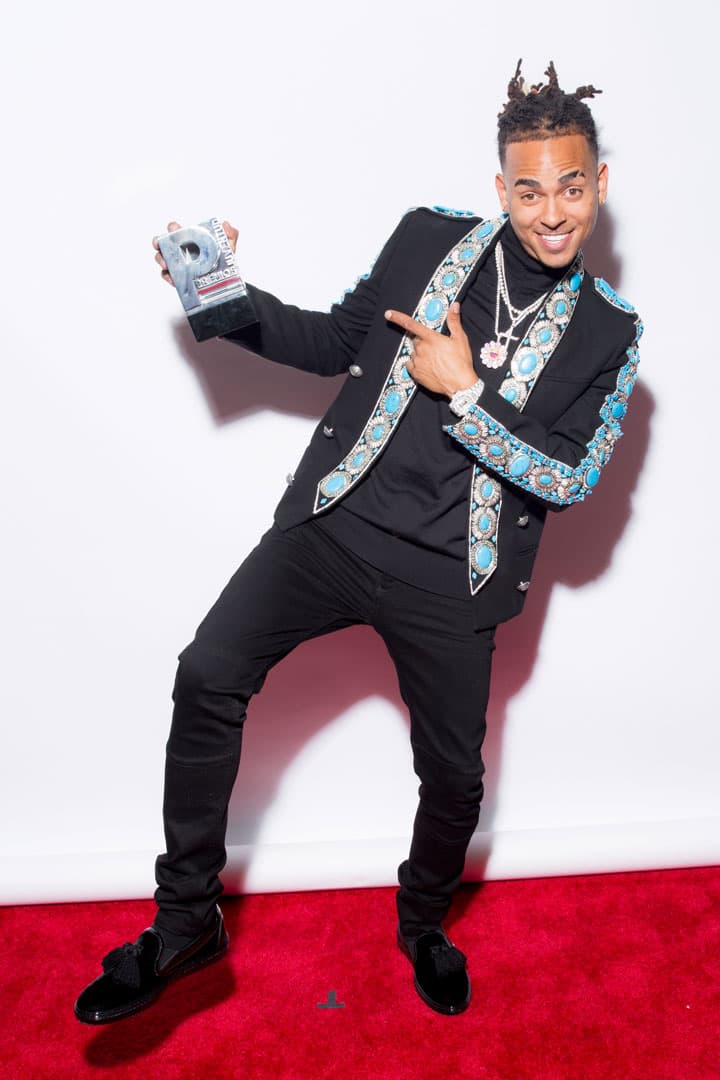 El reggaetonero Ozuna logró llevarse el premio en la categoría Artista Revelación.