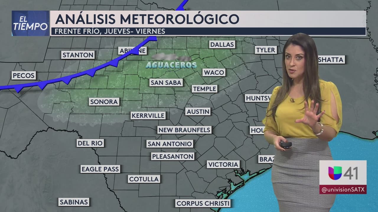 Viene un frente frío a San Antonio. Esto es todo lo que debes saber