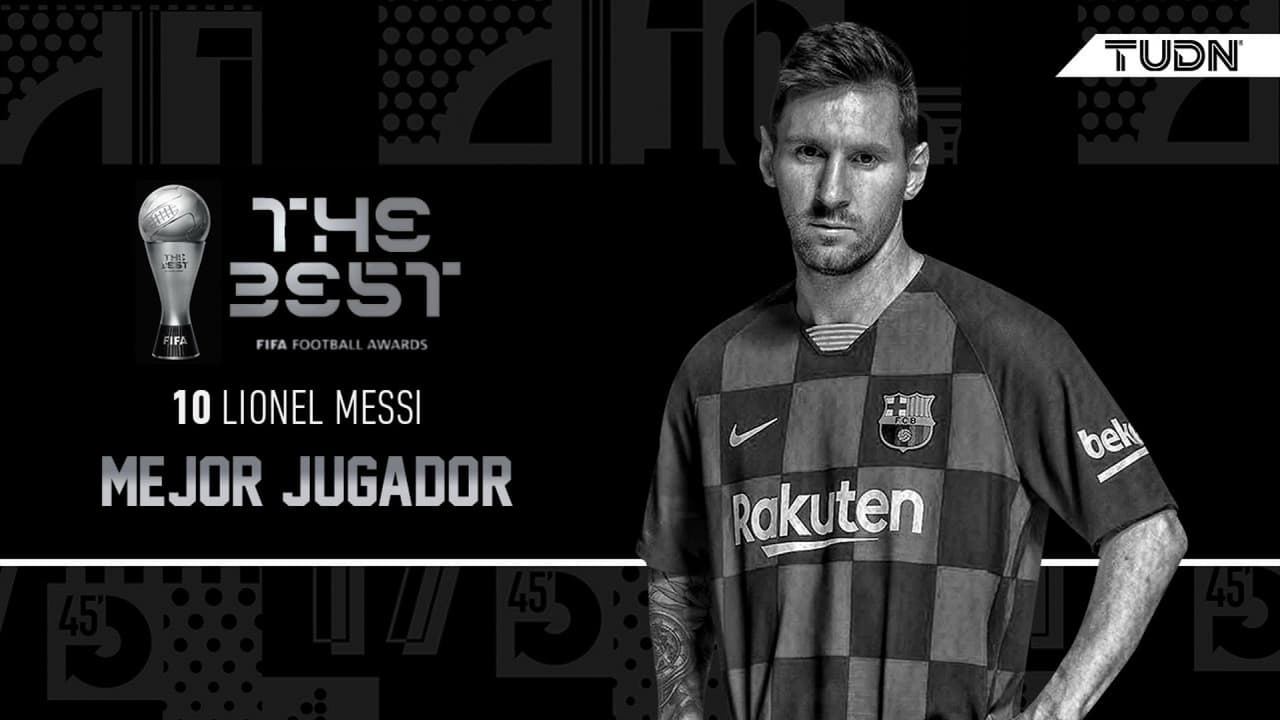 ¡Enorme! Messi gana su primer The Best al Jugador de la FIFA