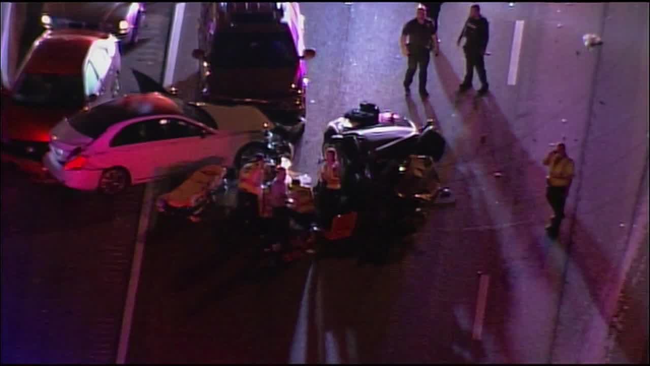 Accidente de tránsito mantiene varios carriles cerrados en la Palmetto